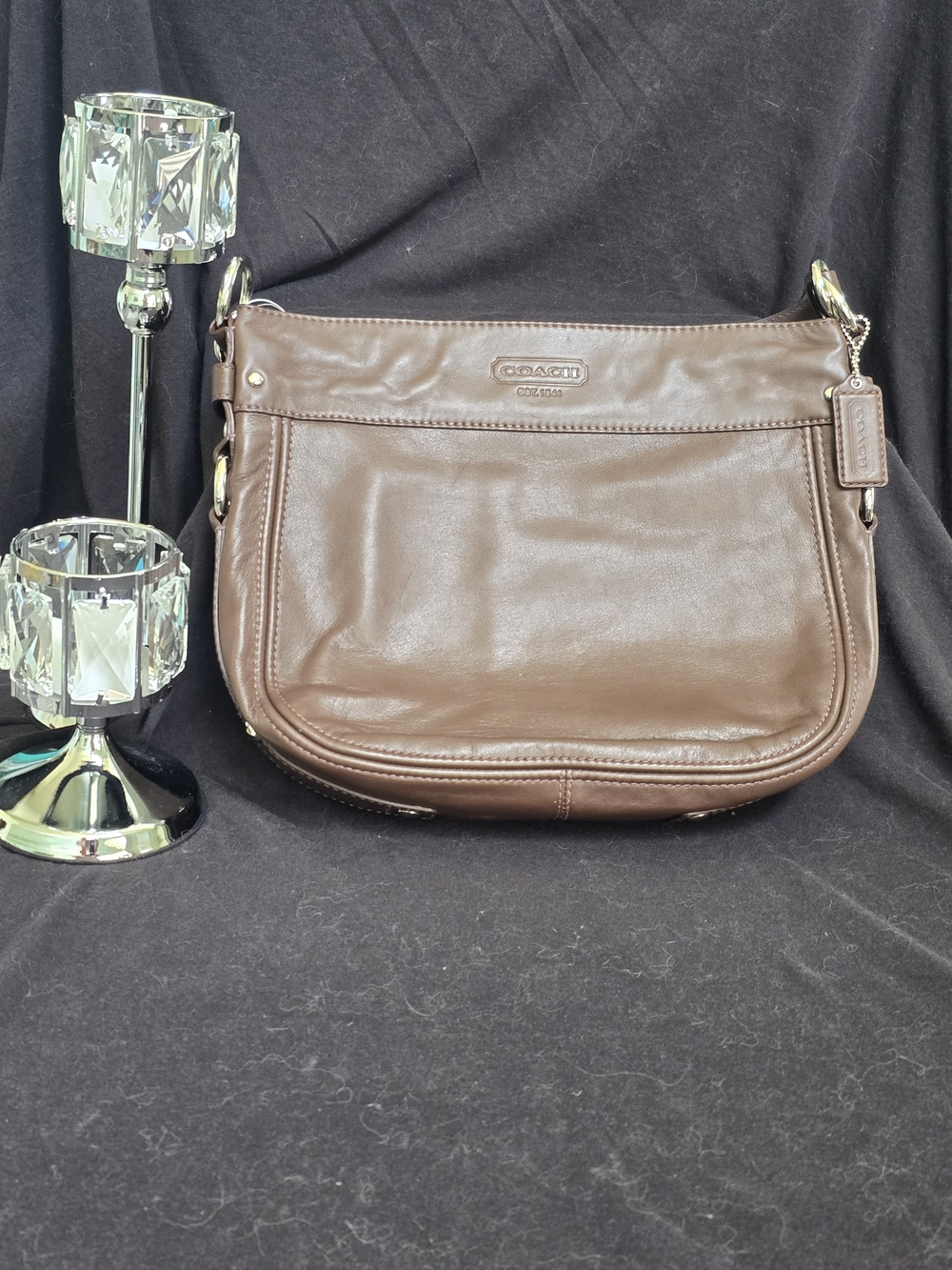 Coach Brown Leather Crossbody Bag